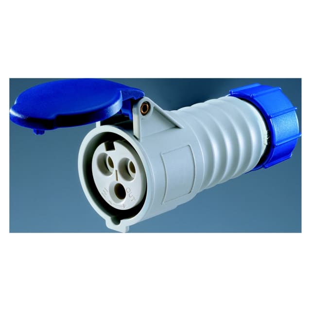 Gewiss GW63008 - PRESA MOBILE DIRITTA PROTETTA - IP44 - 3P+T 16A 380-415V 50/60HZ 6H - MONTAGGIO E CABLAGGIO RAPIDO
