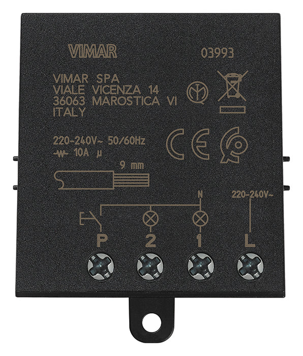 03993 - MODULO RELÉ AD IMP. 4 SEQUENZE QUID 10A 