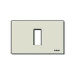 08635 - Serie 8000 Placca 1M allum. scatto oro 