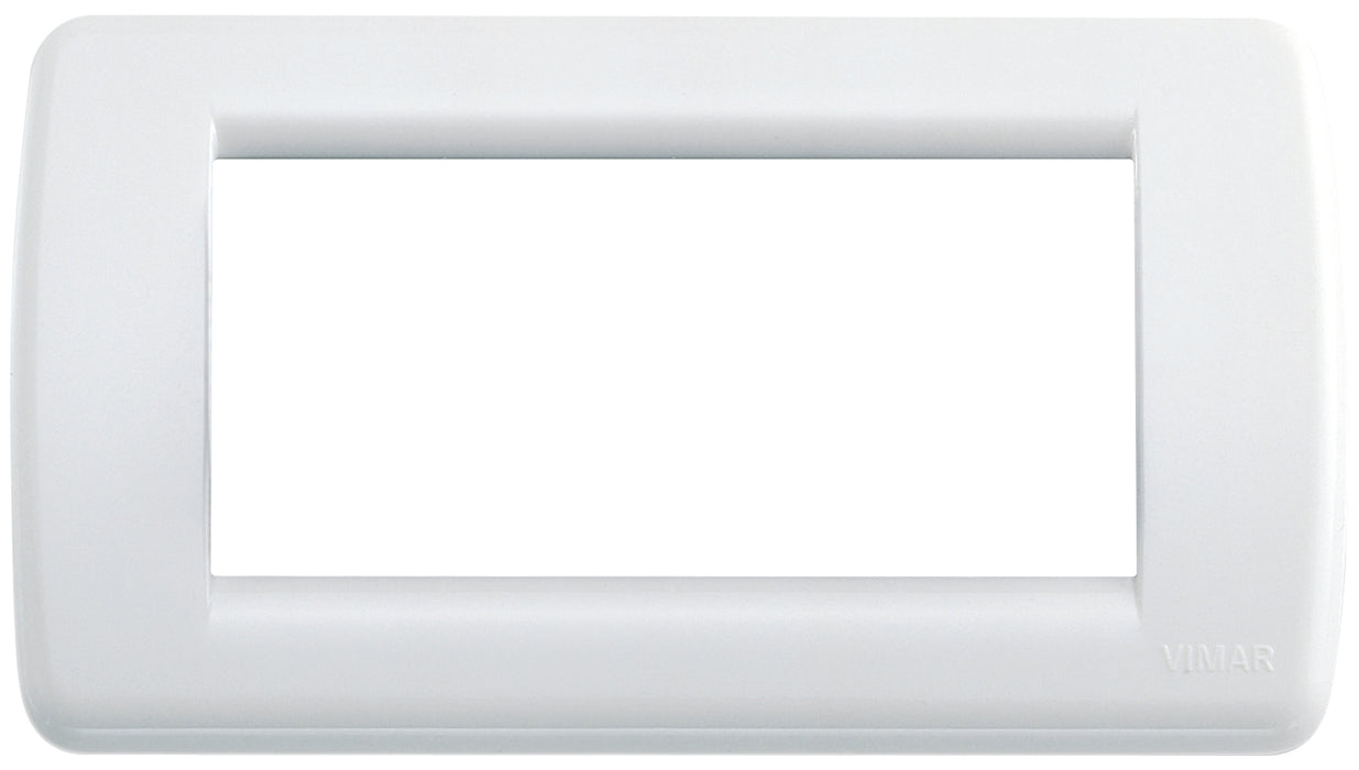 Vimar 16764.01 - Idea Placca Rond 4M bianco brillante