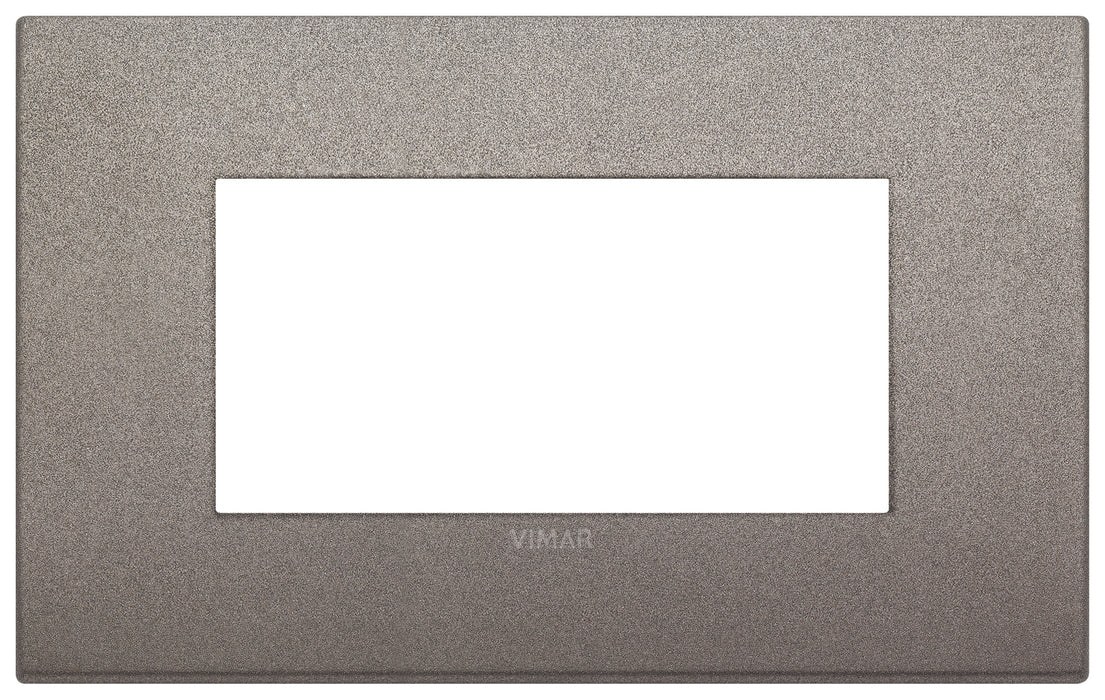 Vimar 19654.04 - Ark Placca Classic 4M titanio matt