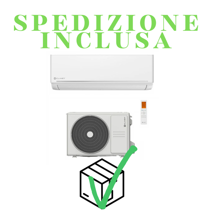 Condizionatore Clivet EZCool 12000 BTU + SCHEDA WI-FI CLV NWMX IN OMAGGIO