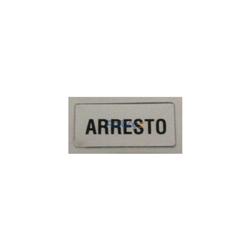 8LM2TAI212 - Etichetta con testo per portaetichetta lpx au100‚ arresto 