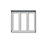 9232 - Elvox Cornice per 6 moduli 3x2 grigio luce 