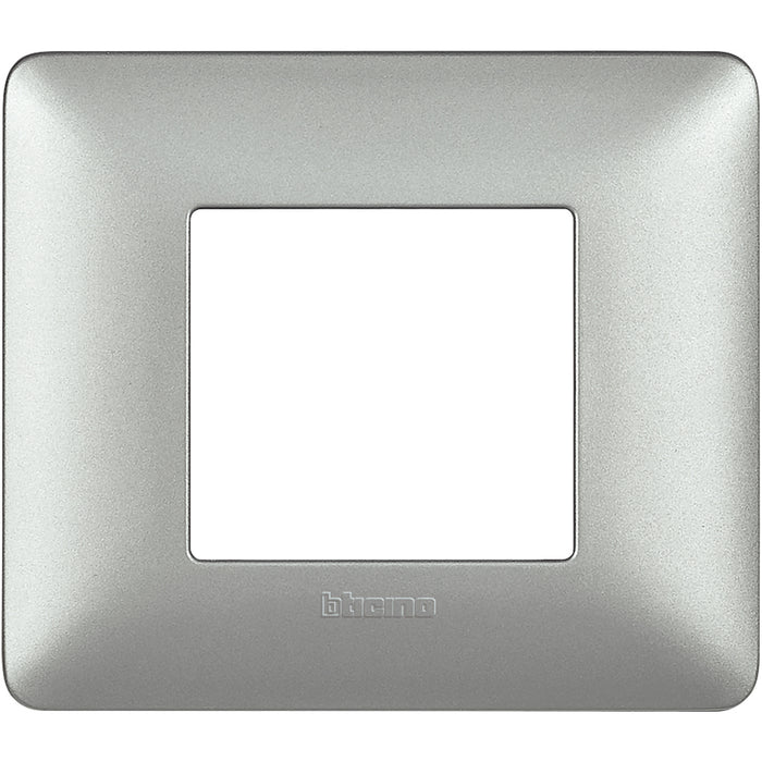 AM4802MSL - matix - placca 2p silver 