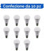 PACK10PZ - Confezione da 10 Lampadine Led 56811 Beghelli Elplast 15W=100W Attacco E27 4000K 