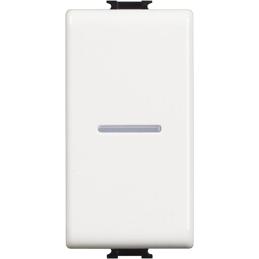 AM5055N - Matix - pulsante ax 1P NO 10A 1m bianco 