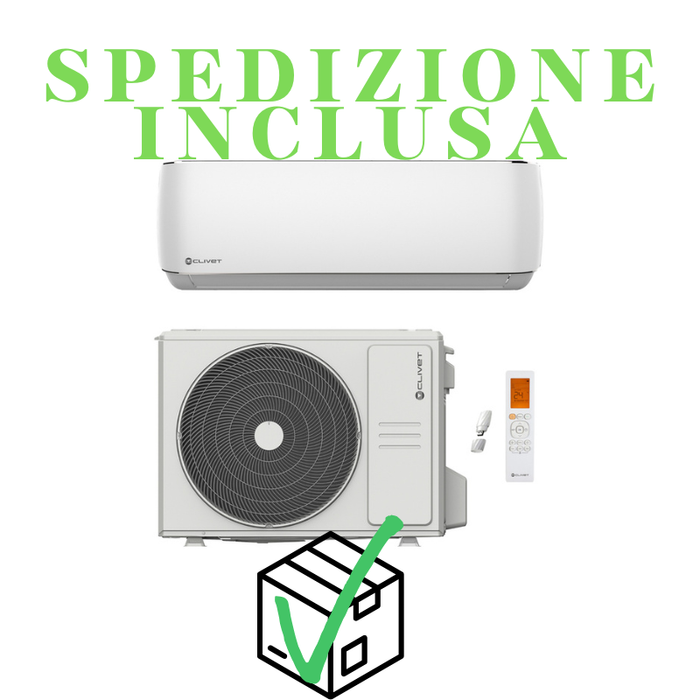 KITIM2/MM2-Y35CR - Condizionatore Clivet Cristallo 12000 BTU R32 inverter A++ wi-fi