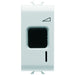 GW10574 - REGOLATORE ELETTRONICO A PULSANTE PER AGITATORI D'ARIA - 230V ac 50Hz - 55-80VA - 1 MODULO - BIANCO - CHORUS 