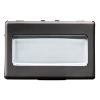 GW21024 - PULSANTE CON TARGA PORTANOME ILLUMINABILE 250V ac - NA 10A - 3 MODULI - SYSTEM BLACK 