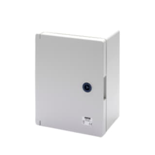 GW44808 - QUADRO STAGNO PORTA CIECA MUNITA DI SERRATURA - GWPLAST 120 - 200X254X135 - IP55 - GRIGIO RAL 7035 