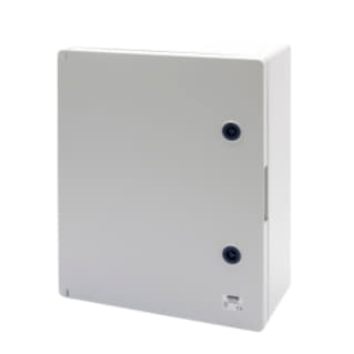 GW44810 - QUADRO STAGNO PORTA CIECA MUNITA DI SERRATURA - GWPLAST 120 - 316X396X160 - IP55 - GRIGIO RAL 7035 