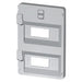 GW44853 - PANNELLO FRONTALE FINESTRATO 14 MODULI QUADRI 316X396 - GRIGIO RAL 7035 