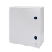 GW46035 - QUADRO METALLO PORTA CIECA MUNITA DI SERRATURA 515X650X250 - IP55 - GRIGIO RAL 7035 