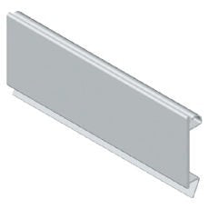 GW47291 - PROFILO COPRIMODULI IN MATERIALE PLASTICO - 24 MODULI - GRIGIO RAL 7035 