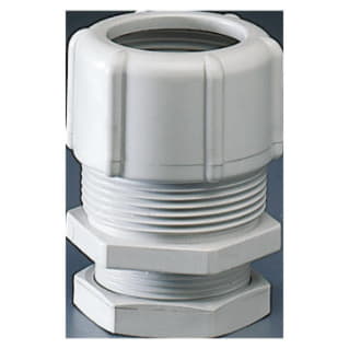 GW50418 - RACCORDO TUBO/CASSETTA IN POLIMERO ANTIURTO - FORO DIAMETRO 37MM - PER TUBO DIAMETRO 32MM - GRIGIO RAL7035 - IP66 