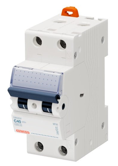 GEW GW92031 - INT. MAGNETOTERMICO 1P+N C40 6KA 2M