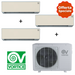 KITVORT-ICEMULTI - Kit Multi Split Vortice VORT-ICE composto da 3 Split (2x 65139 9000BTU + 1x 65140 13000BTU) e motore esterno (1x 65137) Classe F/C A/A 