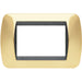 L4803OR - living int - placca 3 posti oro vero 