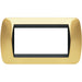 L4804OR - living int - placca 4 posti oro vero 