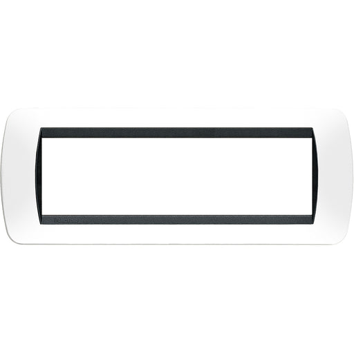 L4807PB - living int.- placca 7P plastica bianco s. 