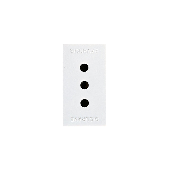 Ave 45B06TS - PRESA SICURAVE 2X10A+T BANQ