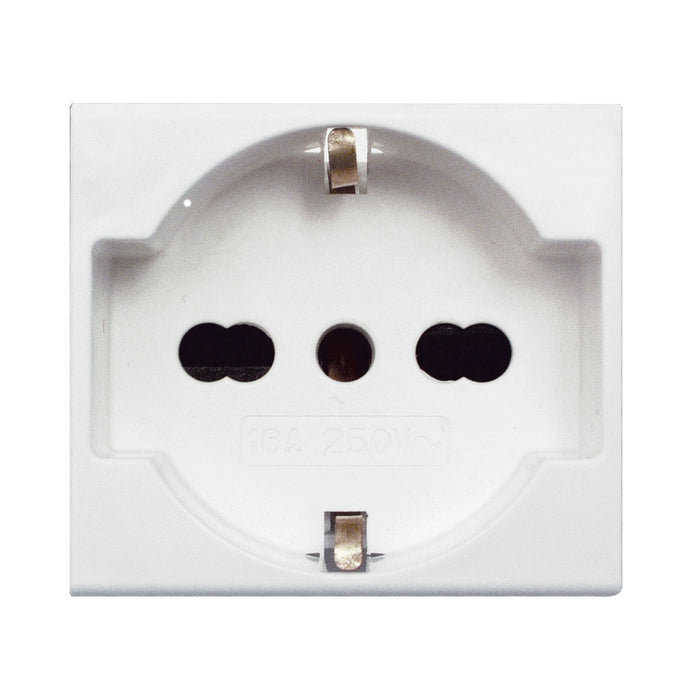 Ave 45B90/15TS - PRESA UNEL BIPASSO 2P+T 10/16A BANQ