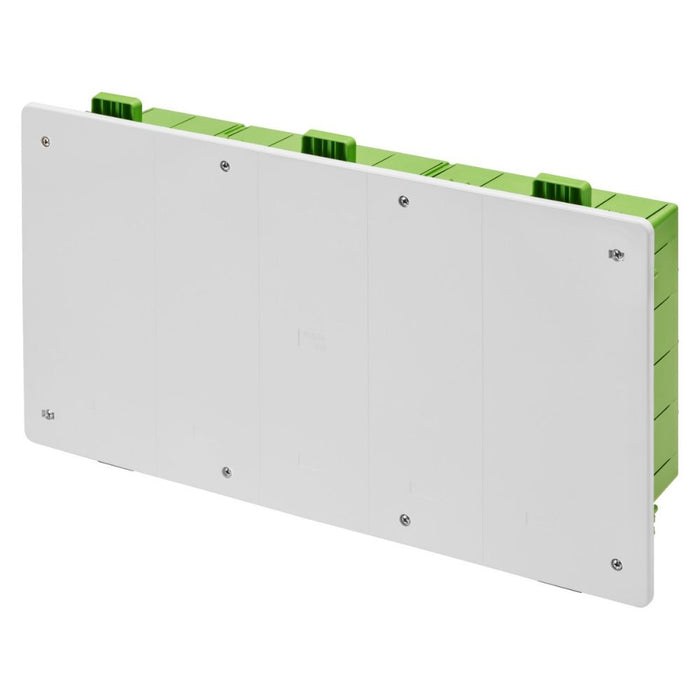 Gewiss GW48211PM - CASSETTA DI DERIVAZIONE E CONNESSIONE AFFIANCABILE PER MONTANTI-PER PARETI MOBILI E CARTONGESSO-DIMENSIONE 520X260X121-COPERCHIO BASSO PIOMBABILE