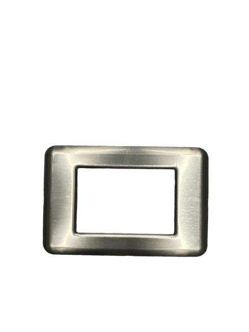 Gewiss GW22208 - PLACCA 3 P.LAM.INOX SATINATO CLASSC