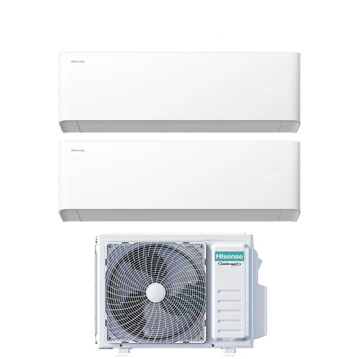 UNIHBDUAL12+12 - Condizionatore Hisense Uni Hb Dual Split 12000+12000 Btu WiFi Inverter 3AMW62U4RRJC A+++/A++ 