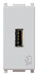 14292.SL - Plana Silver Unit alimentazione USB 5V1‚5A 1M Silver 