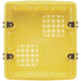 506E - scatola in resina da incasso quadrata per 6 moduli (3+3) serie civili 108x118x51‚5mm 