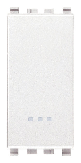 20001.B - Eikon bianca Interruttore 1P 16AX bianco 
