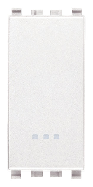 20005.B - Eikon bianca Deviatore 1P 16AX bianco 
