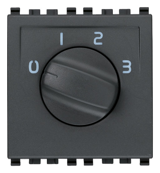 20096 - Eikon Commutatore rotativo 1P 6(3)A grigio 