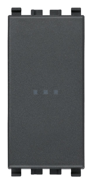 20105 - Eikon Deviatore 1P 16AX assiale grigio 