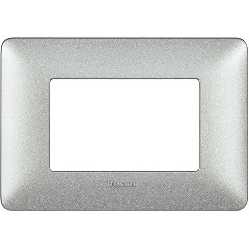 AM4803TBC - placca 3 moduli - colore bianco calce 