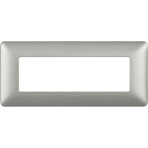AM4806MSL - placca 6 moduli - colori silver 