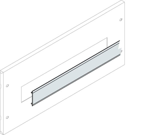 AD1086 - N.10 otturatori feritoia L=2000mm colore grigio RAL 7035 