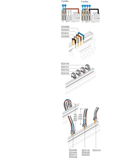 ED3108 - Connessione con 2 conduttori L/N 16A 