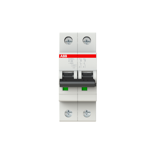 S598491 - Interruttore Magnetotermico curva C 20A 2P 