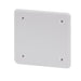 GW48013 - COPERCHIO BASSO ANTIURTO AD ALTA RESISTENZA - PER CASSETTE PT/PT DIN E PT DIN GREEN WALL - 92X92 - IP40 - BIANCO RAL9016 